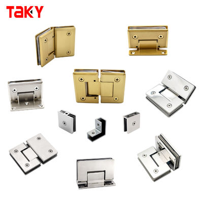 Bản lề thép không gỉ bền bỉ cho vách kính cửa kính tắm tùy chỉnh