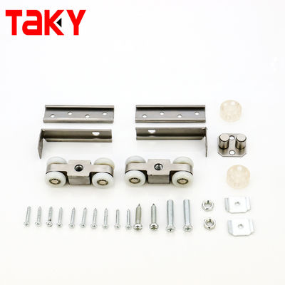 Good price Furniture Hardware Hang Roller with Sliver Hanging Wheel Hanger Furniture Door online