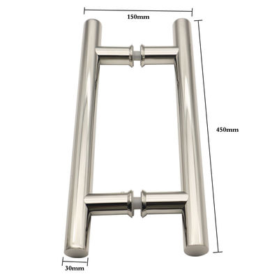 Good price 24 Inch Stainless Steel Door Pull Handle for Commercial Glass Doors by Fashion SSS online