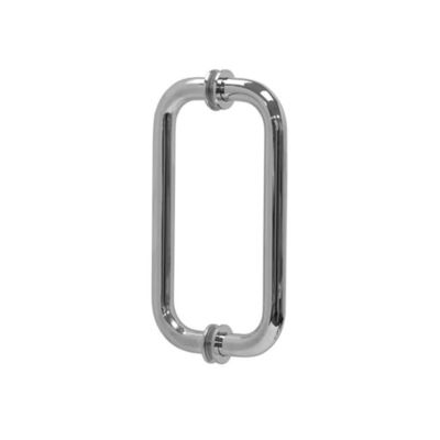 Good price Customized 304 Stainless Steel Glass Door Pull Handles for Hotel Interior Design online