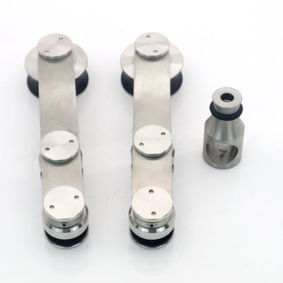 Good price Chrome Plate Sliding Door System Hardware for Wooden Frameless Glass Shower Enclosure online