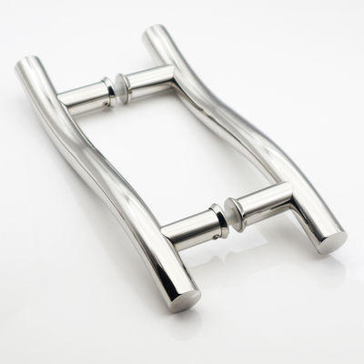 Good price SUS304 Stainless Steel H Type Glass Door Handle Sample 1-3 Working Days Finish SSS/PSS online
