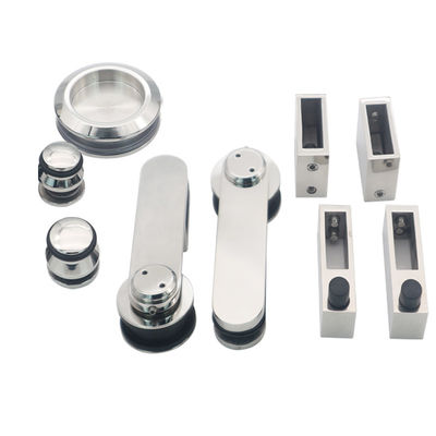 Good price Functional Glass Bathroom Screen Sliding Hardware Set with Stainless Steel 304 Frame online