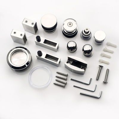 Good price Square Appearance Style Glass Sliding Door Fittings for Trader Glass Door Hardware online
