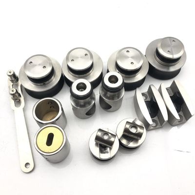 Good price Sliding Door Fitting for 12MM Glass Modern Round Shape Bar Glass Shower Door Hardware online