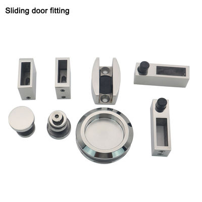 Good price 80-120kg Load Bearing Frameless Sliding Glass Door Hardware for Bathroom Accessories online