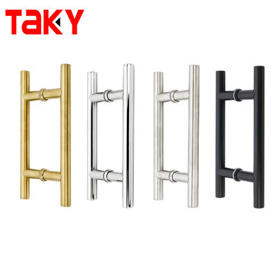Good price European Style Stainless Steel Tempered Glass Gold Pull Handle for Modern Door Window online
