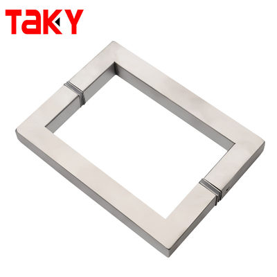 Good price TK-H002 OEM/ODM Stainless Steel Glass Handle for Glass Doors Back to Back Square Tube online