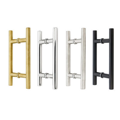 Good price Stainless Steel 201 304 316 Polished Mirror Stain Black Gold Glass Steel Door Handle online