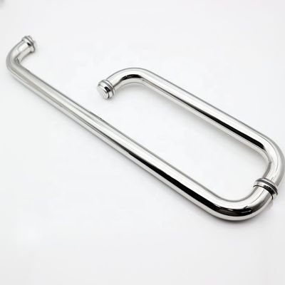 Good price TK-C040 Round Stainless Steel Shower Room Glass Push Pull Handle with Polish Finish online