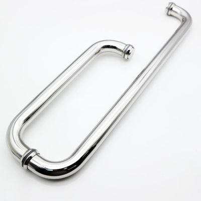 Good price Tempered Glass Pull Handle with SS304 Vertical Stainless Steel Adjustable Design online