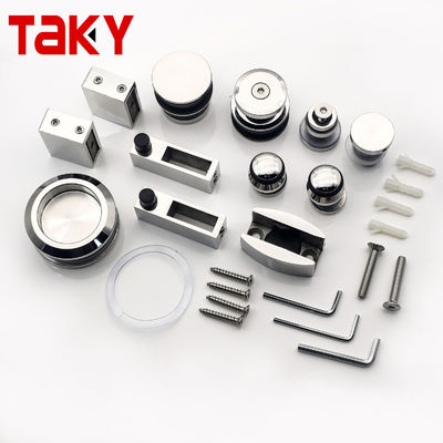 Good price Stainless Steel 304 Frameless Shower Glass Doors Fittings Shower Room Sliding Door Roller Set online