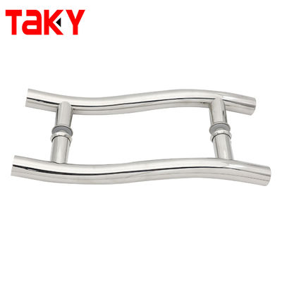 Bestseller Modernes Design Edelstahl Zuggriffe Dauerhafte Fest für Glas Schiebetür poliert Glas Türgriffe