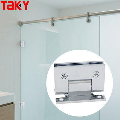Supplier 90 Degree Wall Mounting Framed 8-12mm Glass Shower Door h Plate Hinge