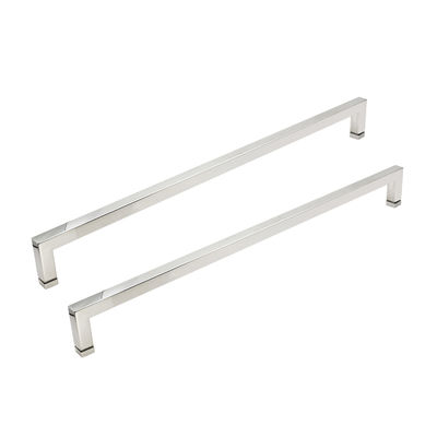 Good price Stainless Steel Silver Square Shower Door Pull Handle Towel bar Sliding Glass Door Handle online