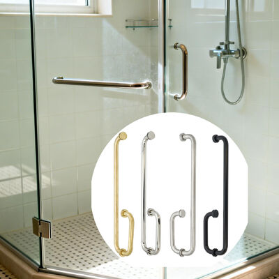 Good price Polished Finish SS304 Modern Design Shower Glass Door Handle and Glass Door Pull Handle online
