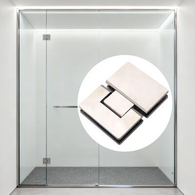 180° Öffnung aus Edelstahl 304 Rahmenloser Duschscharnier für 8-12 mm Glasdicke