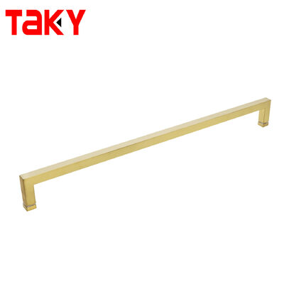 Good price Stainless Steel Golde Square L Shape Glass Door Handle Shower Door Towel bar Pull Handle
 online