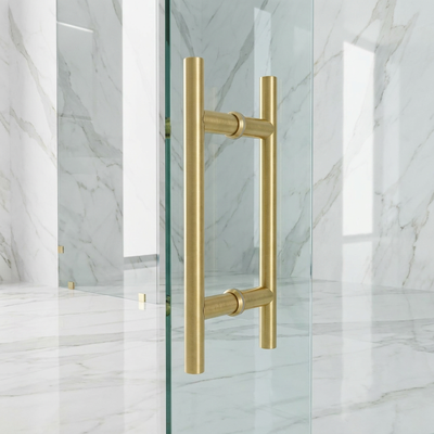 Good price Easy Install Stainless Steel Tube Door Handle Mirror Finish Long Push Pull Handle online