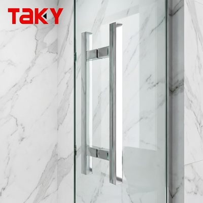 Good price Modern Customized Anti Rust 304 Stainless Steel Glass Bathroom Door Handles online