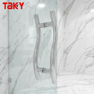 Good price Customizable Stainless Steel 304 Glass Door Handles Metal Door Handles online