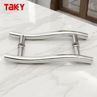 Good price Easy Installation Modern Office Stainless Steel Bathroom Glass Door Pull Handle online
