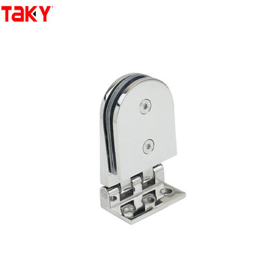 Good price Shower Door Hinges Interior Glass Door Hinge Steel Bathroom Glass to Wall Shower Hinge online