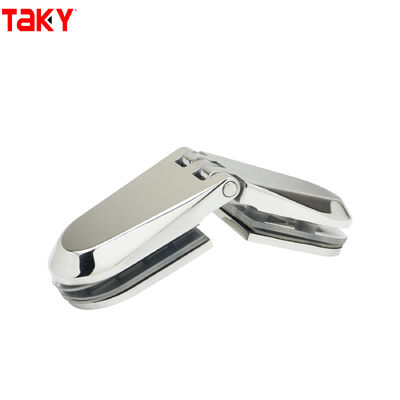 Good price Wholesale Frameless Glass Door Pivot Hinge180 Degree Glass Bathroom Clip online